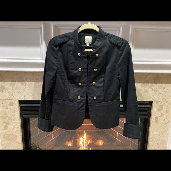 Halogen Jackets & Blazers - Halogen Military Style Jacket Blazer Black